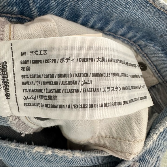 Abercrombie & Fitch The Dad High Rise Jeans Angled Waist Size 8 Short Petite - Picture 5 of 8